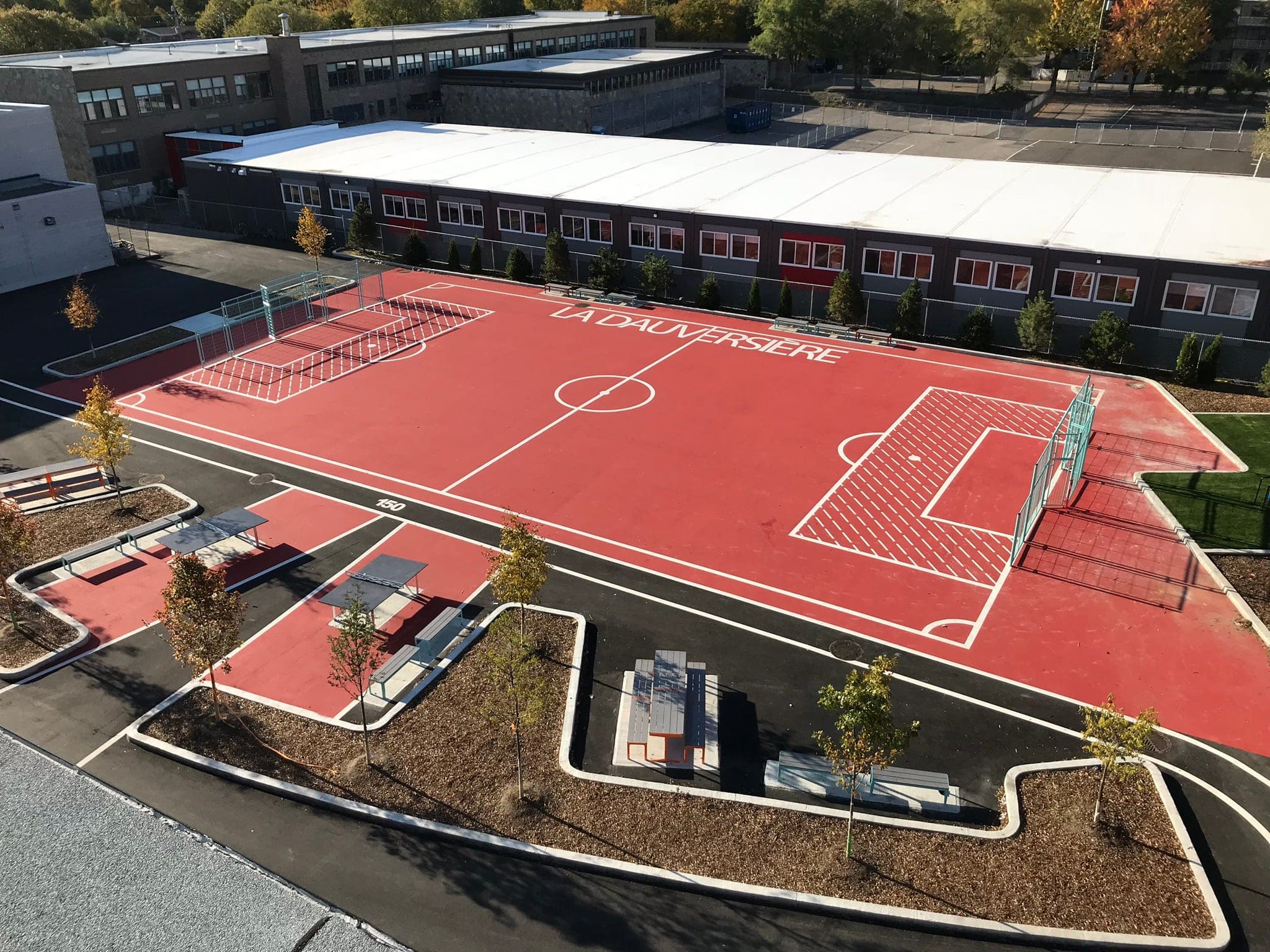 Schools & sports courts — gallery of Square One installations