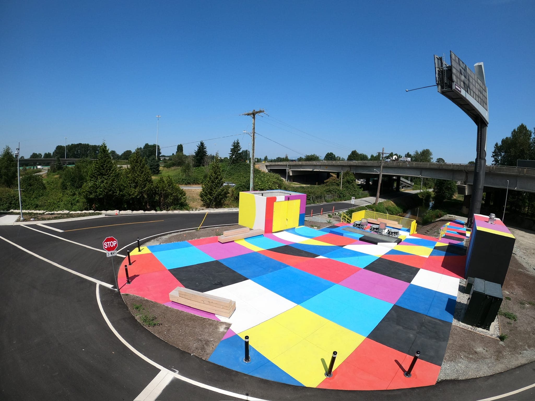 Boundary Road Pump Station — quilt motif