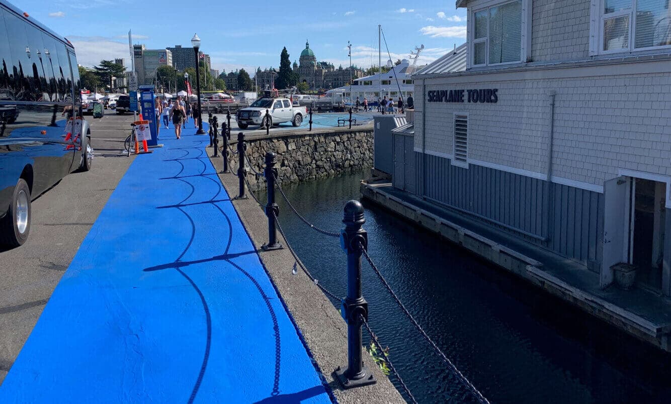David Foster Walkway Victoria: Safety Blue StreetBond Coatings