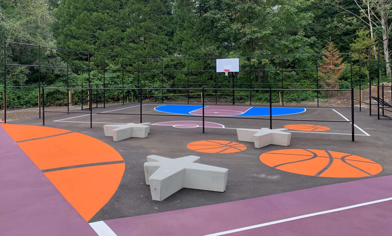 Brookmere Park Sports Court Coquitlam: StreetBond Basketball Court Coating
