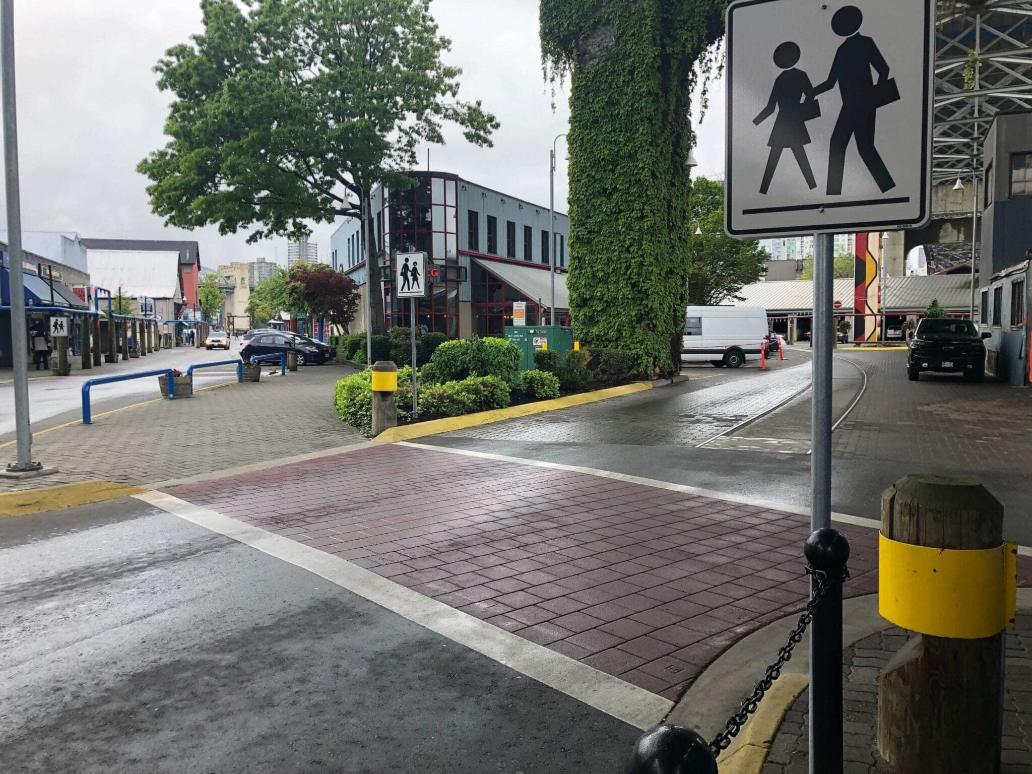 Granville Island crosswalk — two years on